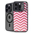Pink Chevron iPhone 15 Pro Kickstand Case